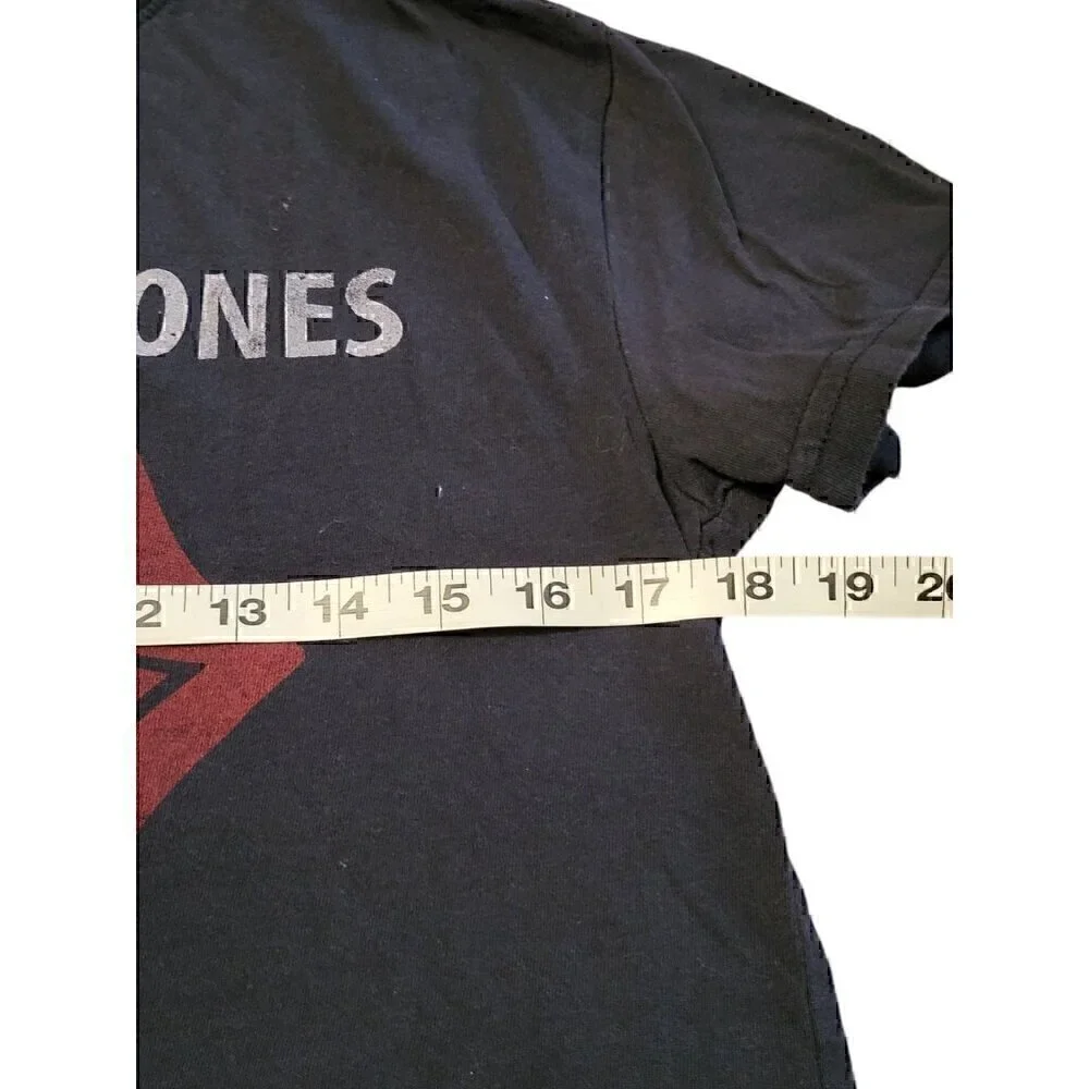 2020 The Rolling Stones 1975 US Concert Tour Graphic T Shirt Size Small  Black.